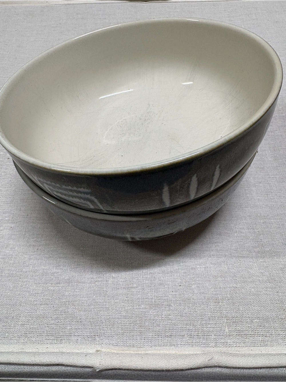 Mikasa Firesong Potters Craft Stoneware Cereal/Salad Bowls, Set of 2